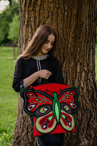 Zip Red Butterfly 3D