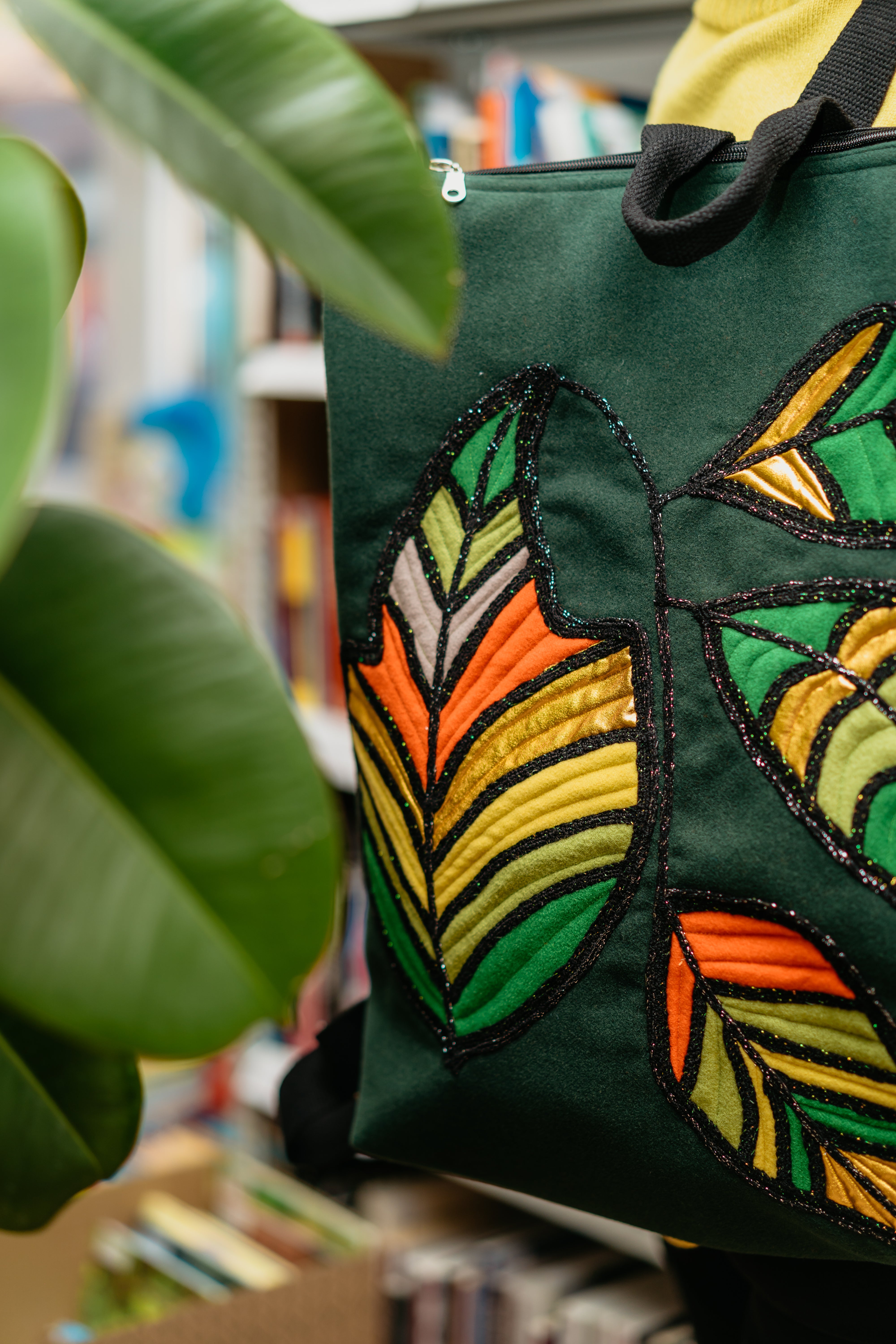 Green Leaves Backpack