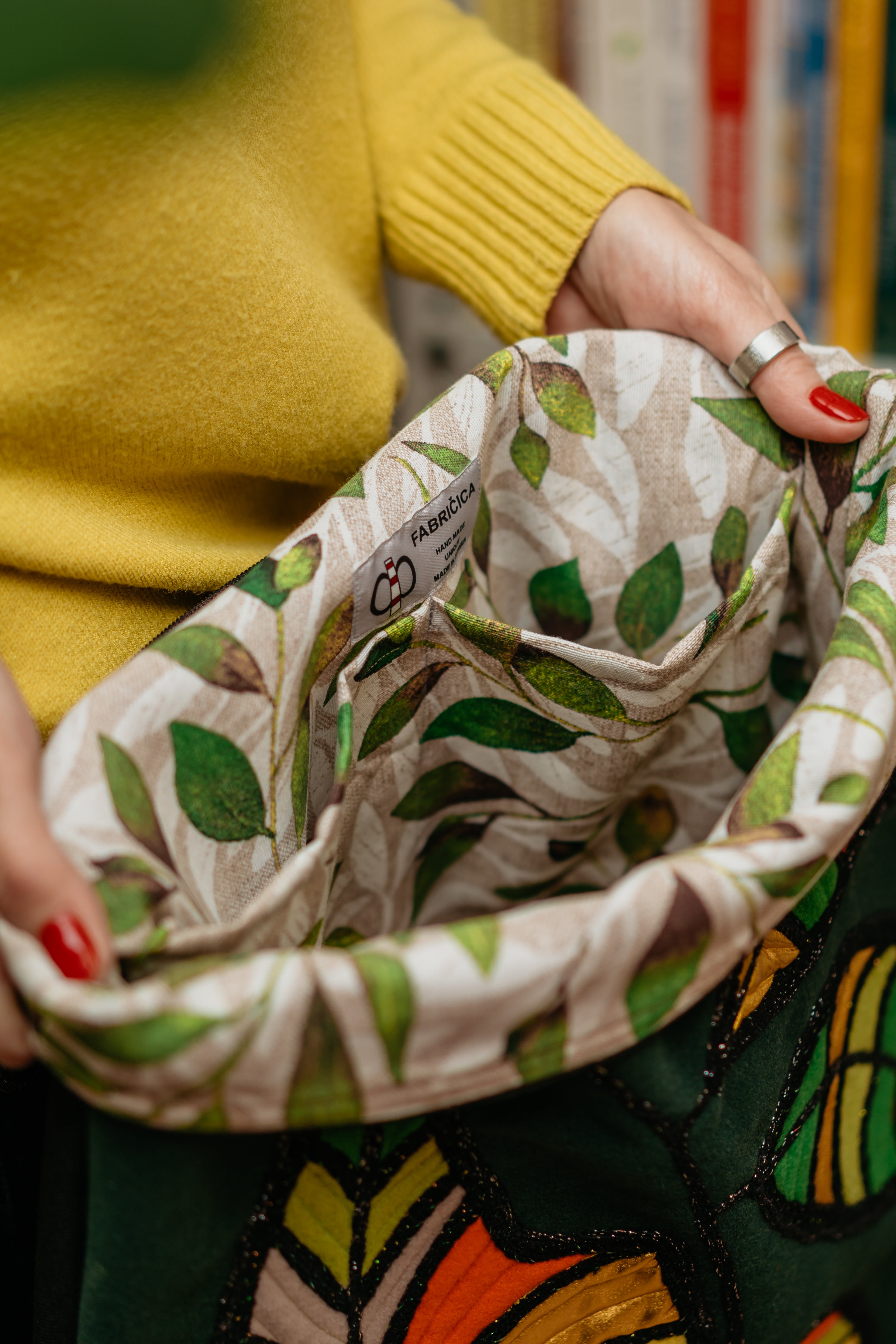 Green Leaves Backpack