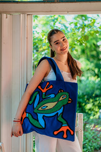 Blue Frog Handbag