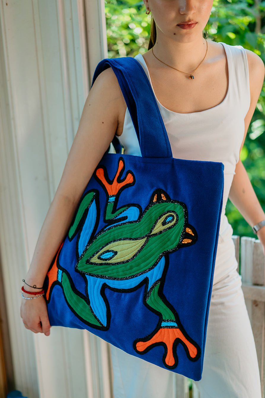 Blue Frog Handbag