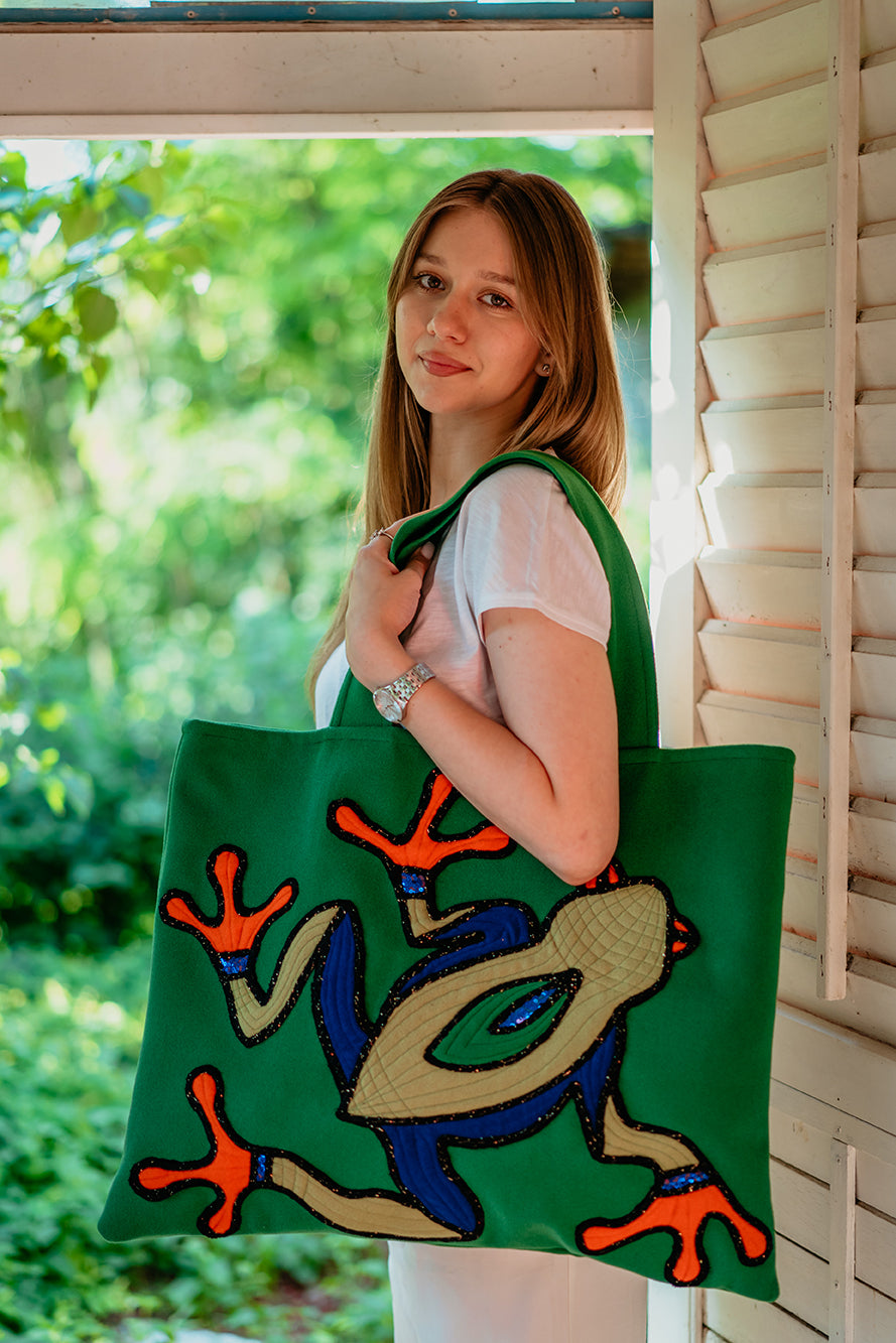 Green Frog Handbag