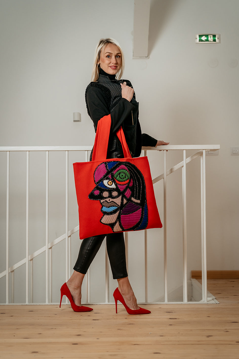 Red Pablo Handbag 2