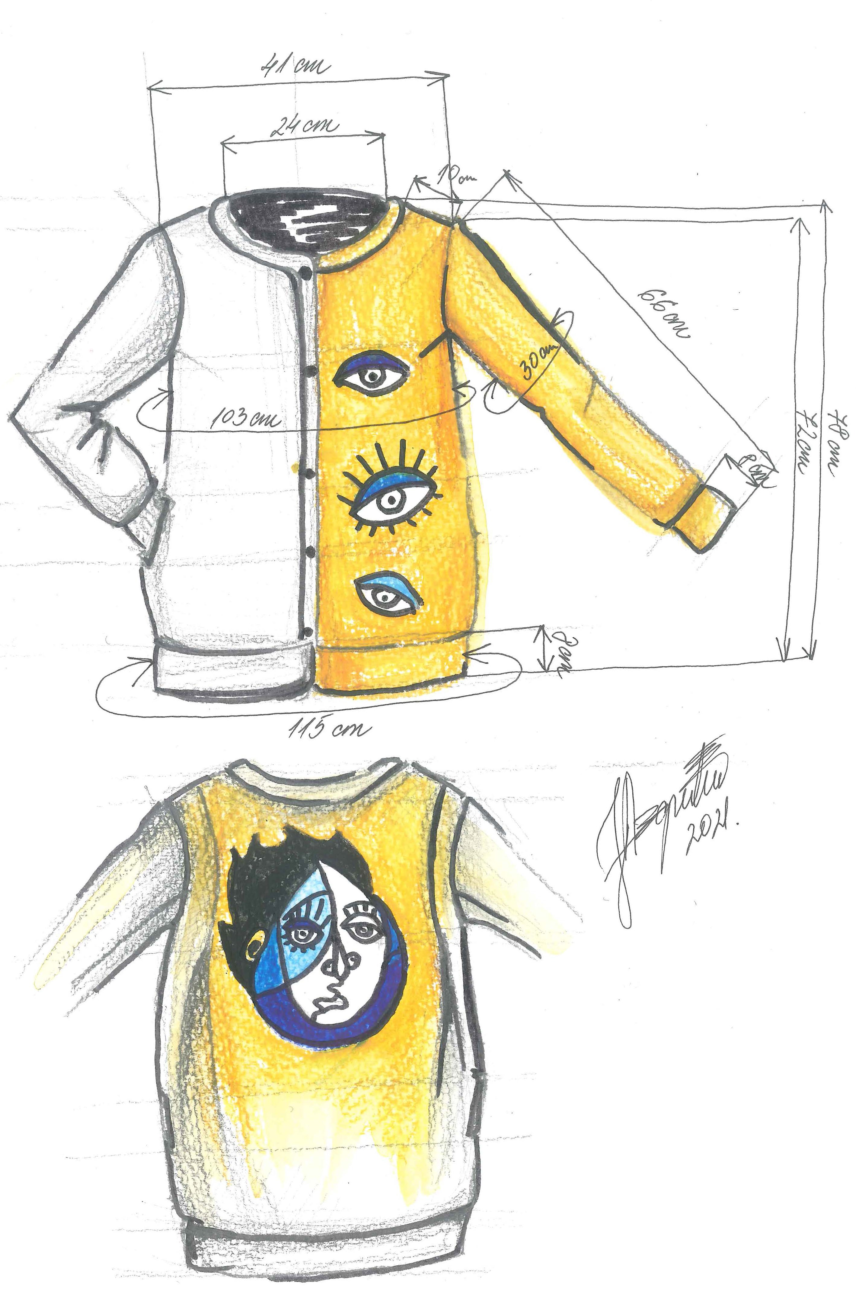 Yellow Picasso Jacket