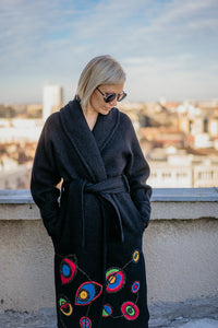 Black Juan Miro Coat