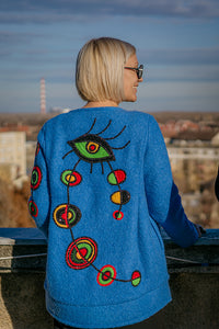 Blue Juan Miro Jacket