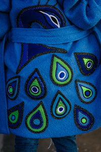 Blue Peacock Coat