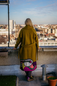 Green Picasso Coat