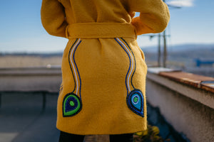 Yellow Peacock Coat