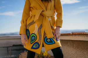 Yellow Peacock Coat