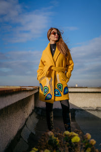 Yellow Peacock Coat